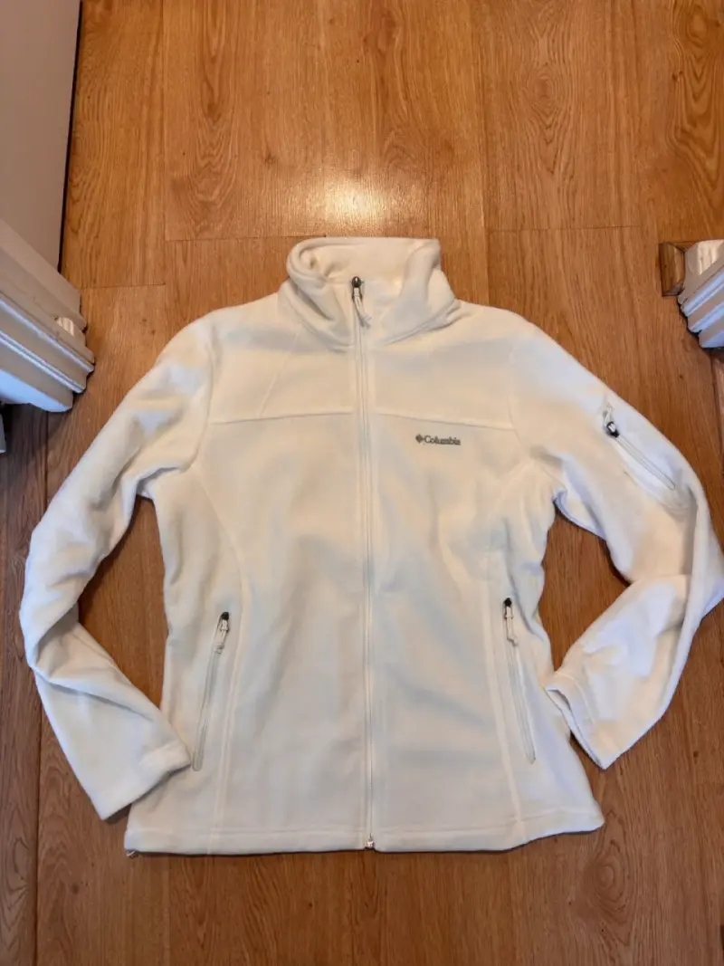 Chaqueta polar M Columbia blanca para mujer - 1