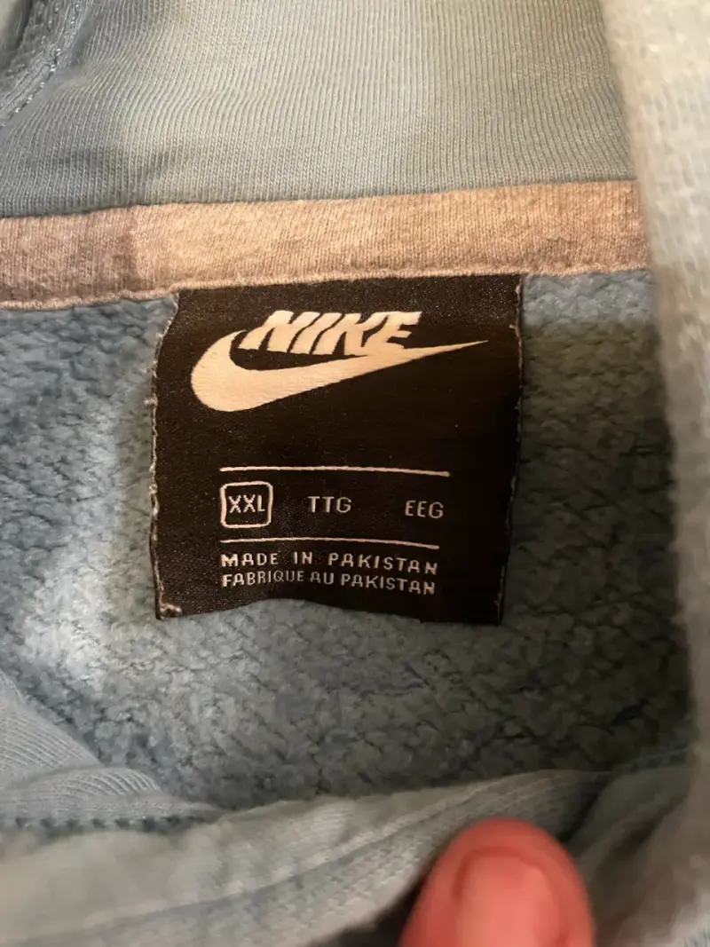 Polerón con capucha Nike azul claro - 2
