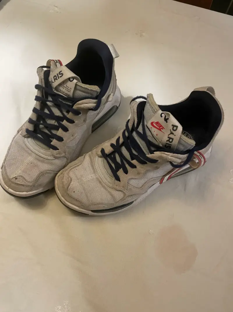 Zapatillas Nike Air Max blancas usadas - 1