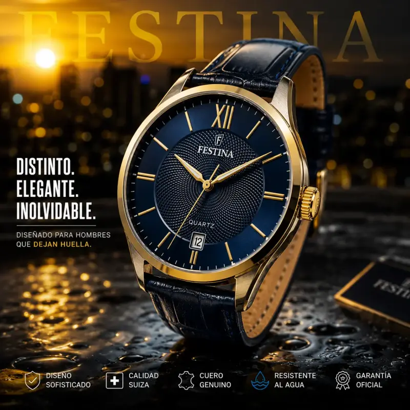 Reloj Festina de hombre elegante y resistente - 1
