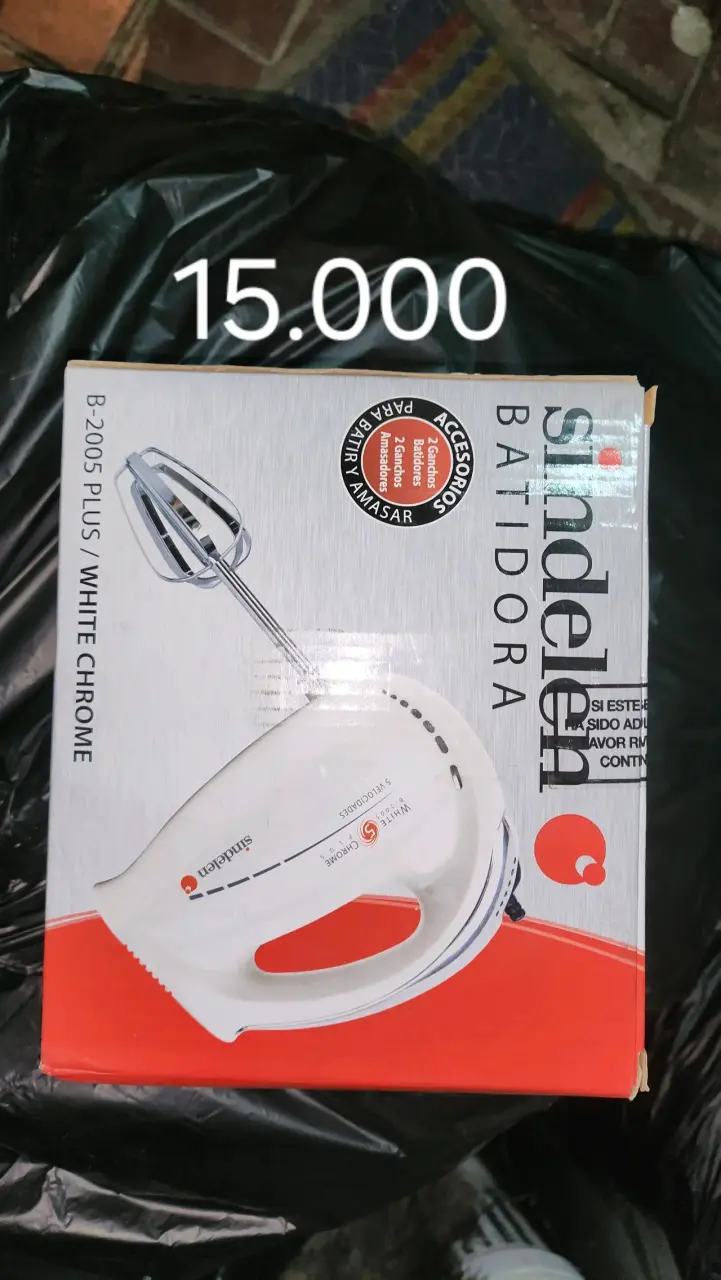 Batidora Sindelen B-2005 Plus White Chrome