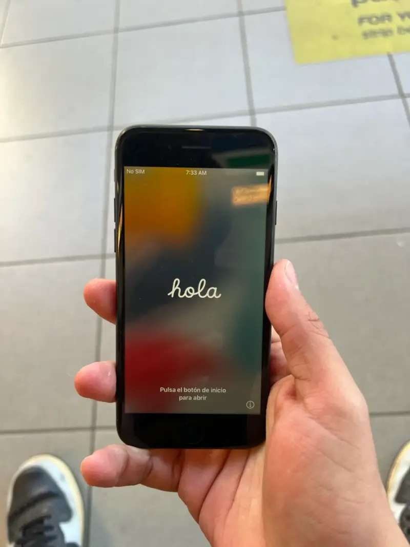 iPhone 7 negro en buen estado - 1