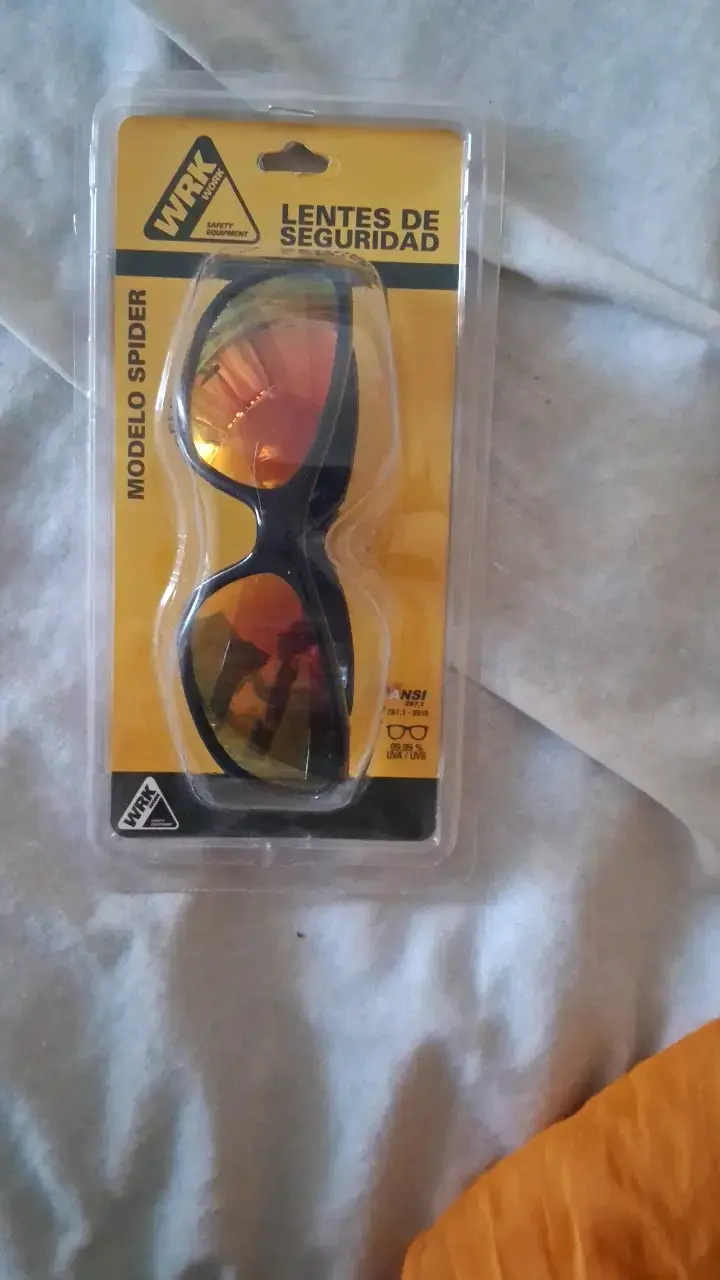 Lentes de seguridad WRK modelo Spider