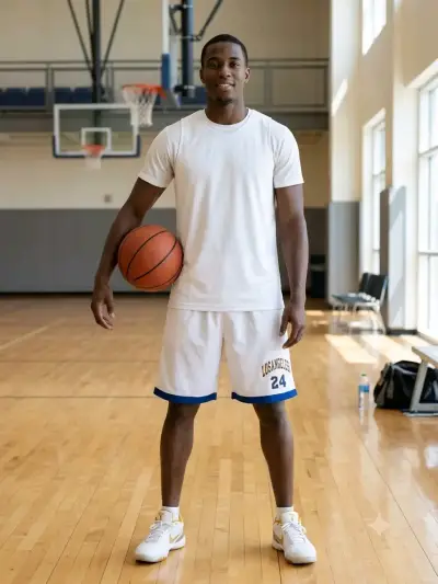 Shorts deportivos blancos Los Angeles 24 - miniatura 6
