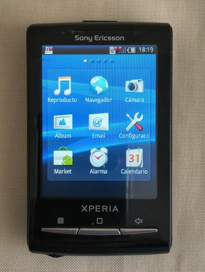Celular Sony Ericsson Xperia con cargador original - 3