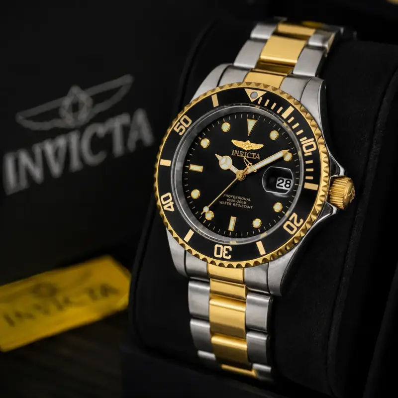 🔥RELOJ INVICTA Pro Diver dorado y plateado🔥 - 5