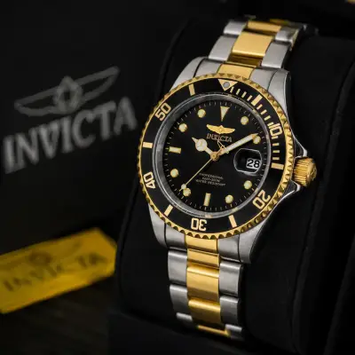 🔥RELOJ INVICTA Pro Diver dorado y plateado🔥 - miniatura 5