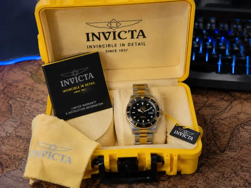 🔥RELOJ INVICTA Pro Diver dorado y plateado🔥 - 6