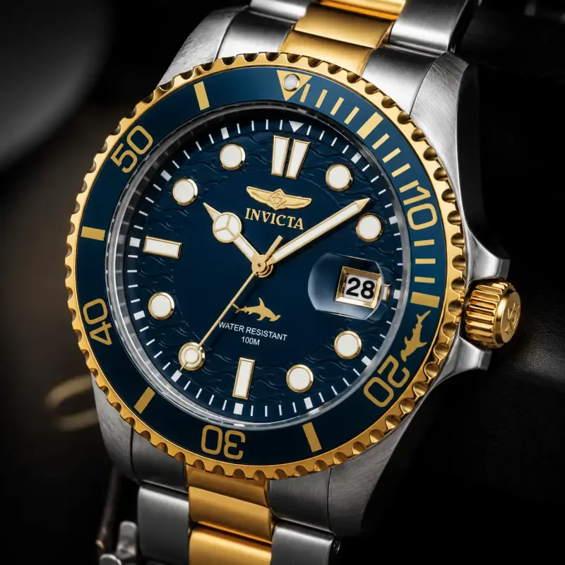 🔥RELOJ INVICTA Pro Diver azul y dorado🔥 - 4
