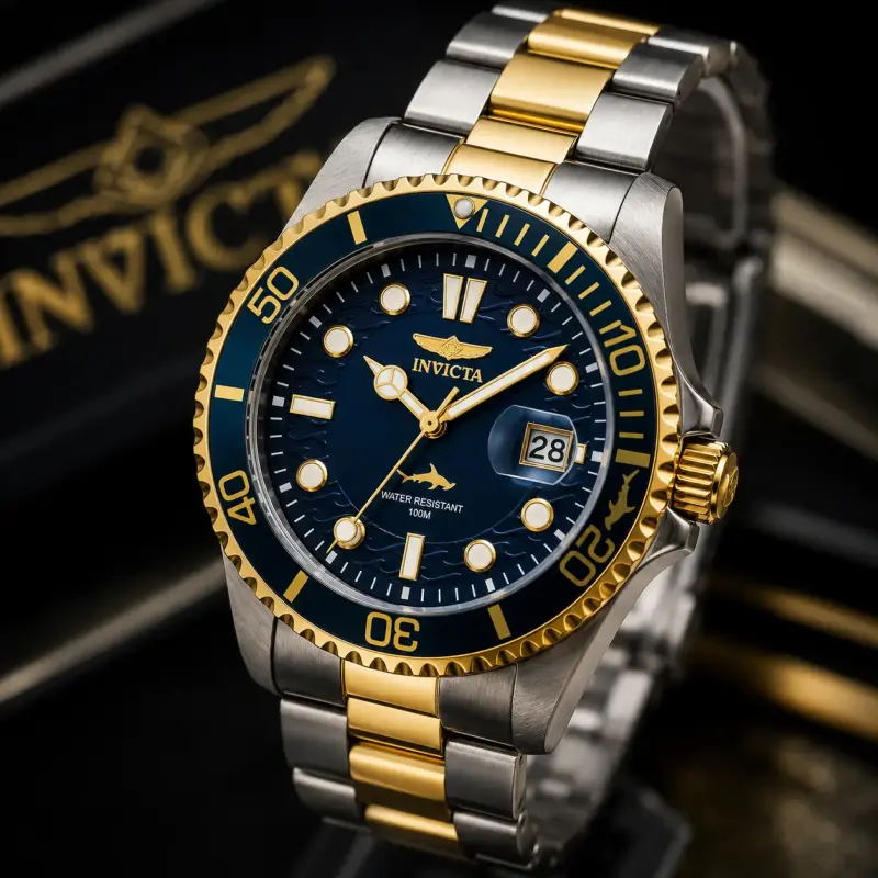 🔥RELOJ INVICTA Pro Diver azul y dorado🔥 - 5
