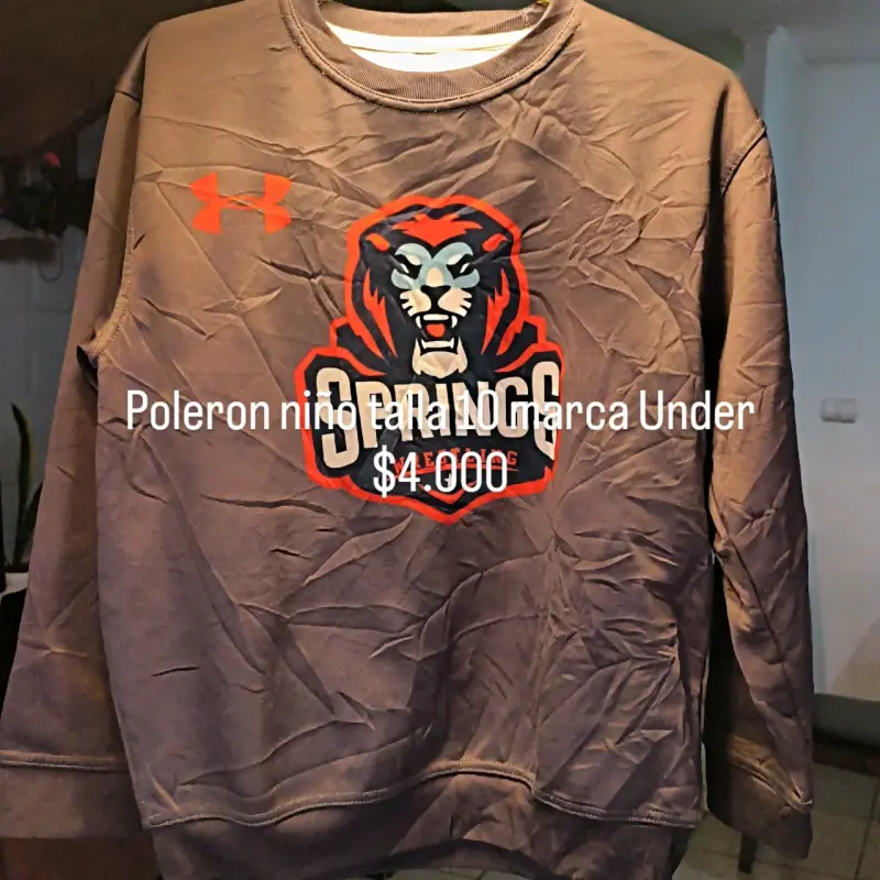Polerón niño Under Armour con logo felino