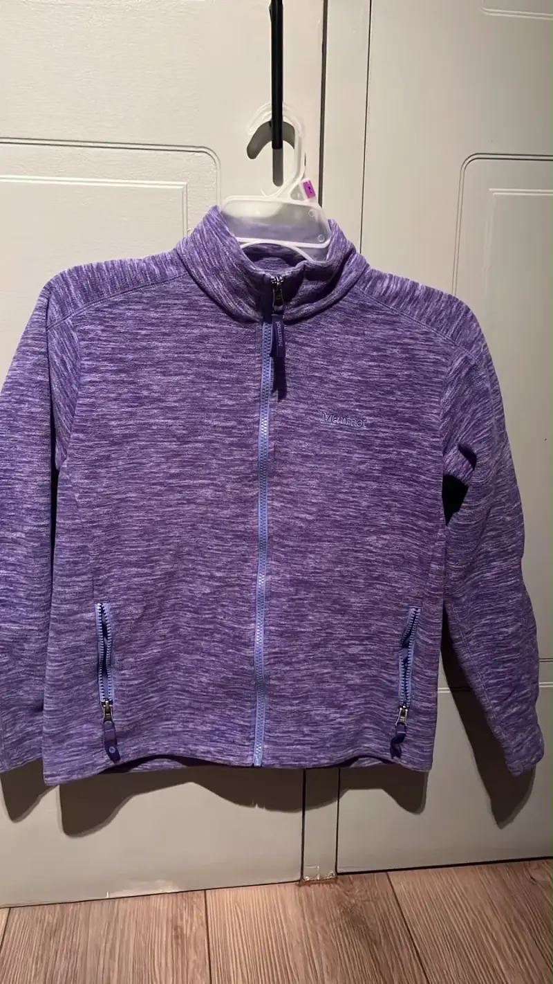 Chaqueta polar morada Marmot para niños