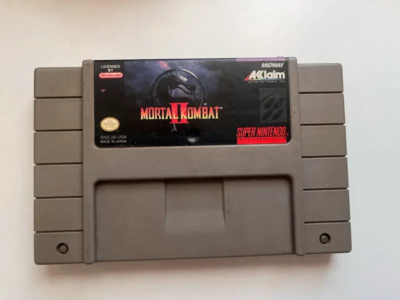 Cartucho Mortal Kombat II Super Nintendo