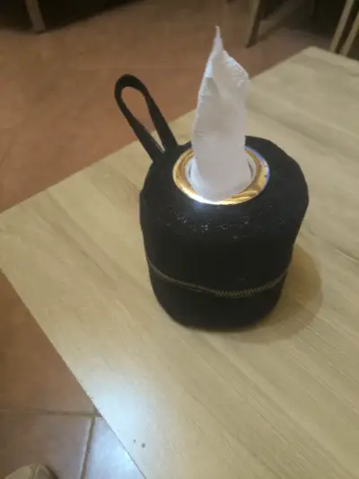 Porta pañuelos o rollo de papel   con cierre - miniatura 1