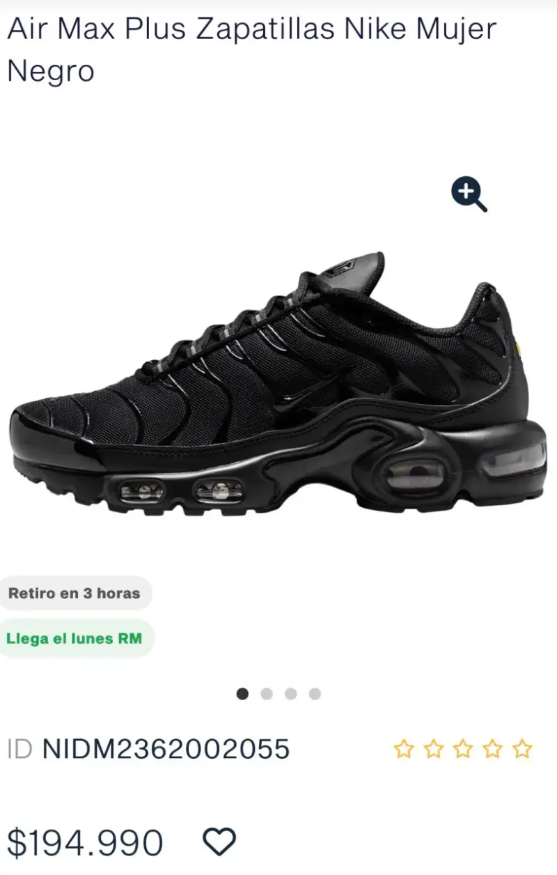 Zapatillas deportivas Nike negras - 5