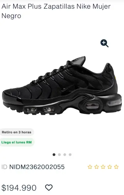 Zapatillas deportivas Nike negras - miniatura 5
