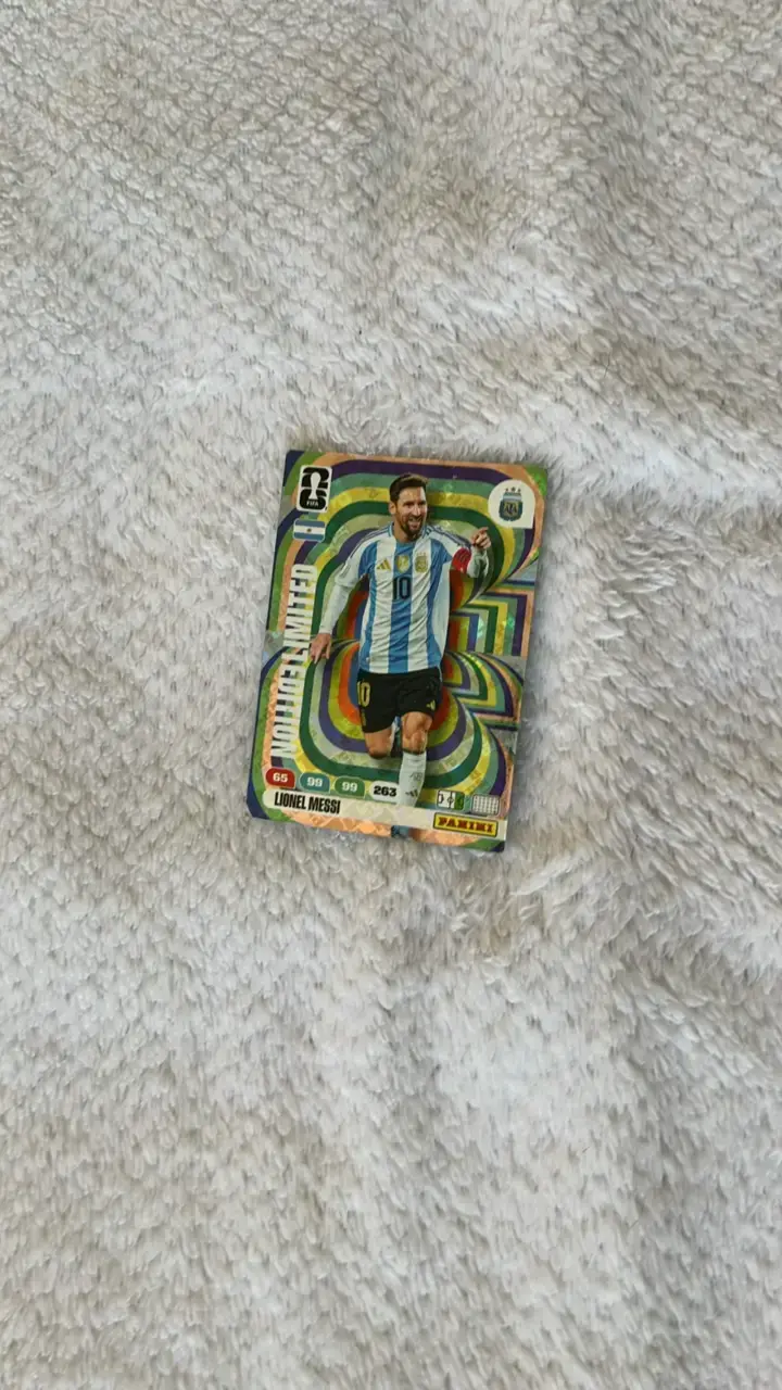 Tarjeta coleccionable Panini Adrenalyn Messi - 1