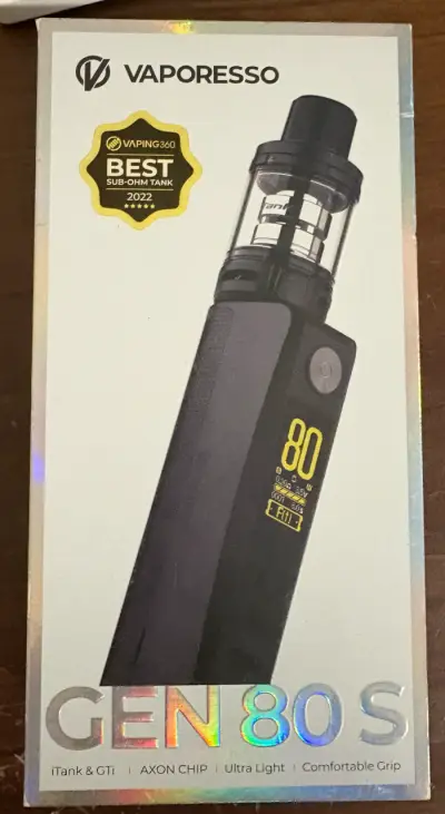 Vaporesso Gen 80 S Kit + 2 líquidos + 2 baterías - miniatura 1