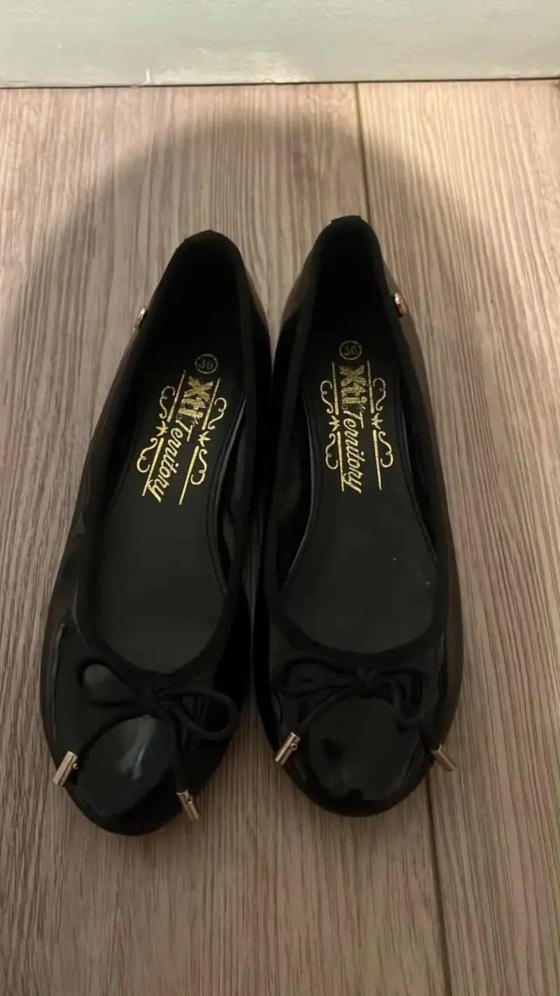 Bailarinas negras de charol talla 36