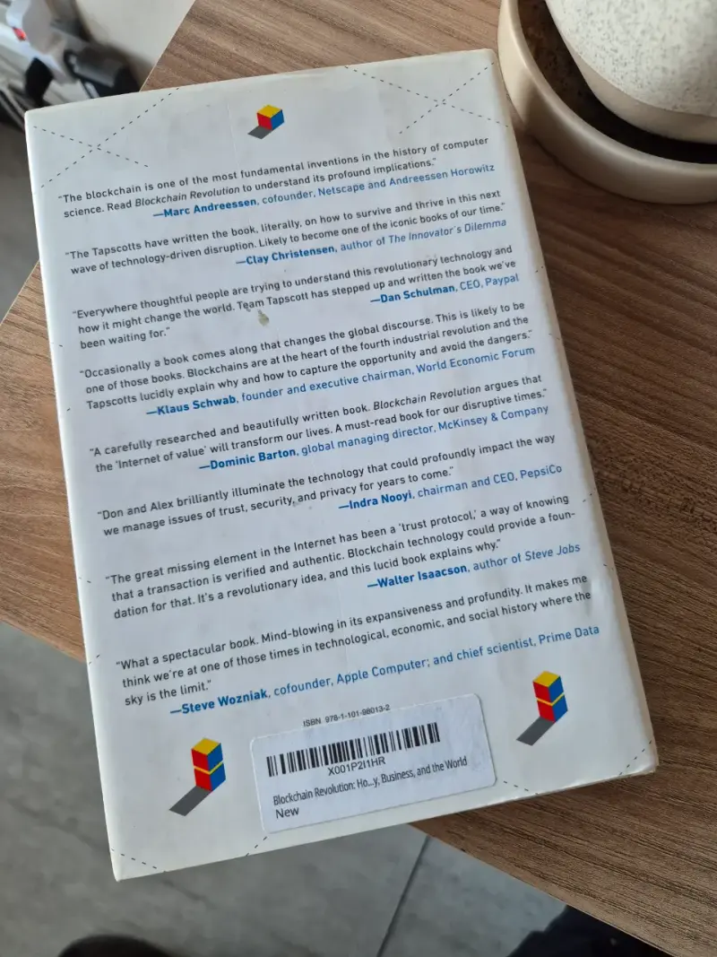 Libro Blockchain Revolution de Don Tapscott - 3
