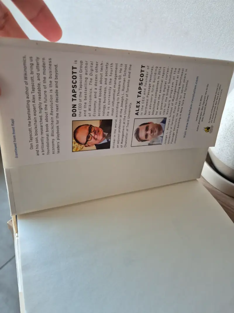 Libro Blockchain Revolution de Don Tapscott - 5