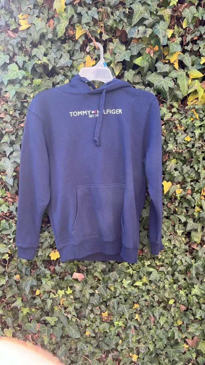 Polerón Tommy Hilfiger azul original XS - 1