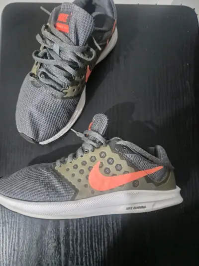 Zapatillas Nike Downshifter 7 gris 23,5 cm - miniatura 2