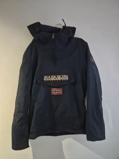 Chaqueta Napapijri anorak azul con capucha - miniatura 1