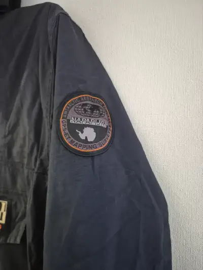 Chaqueta Napapijri anorak azul con capucha - miniatura 3