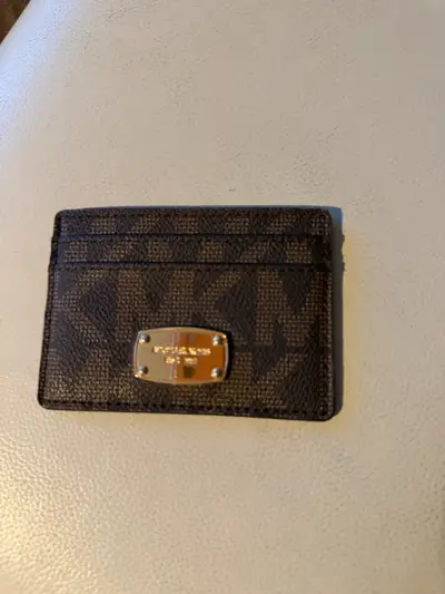 Tarjetero Michael Kors marrón elegante - miniatura 1