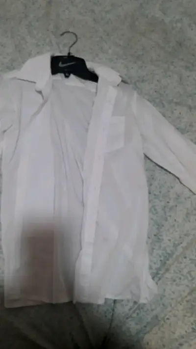 Camisa blanca de hombre manga larga 3 en 10.000 - miniatura 1