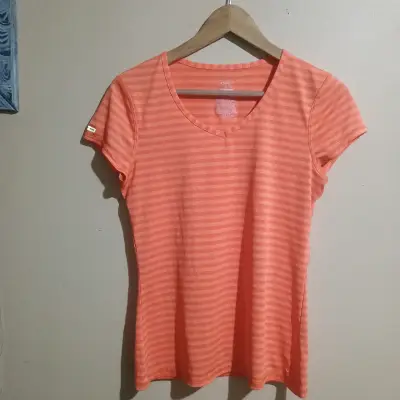 Polera rayada naranja para mujer - miniatura 1