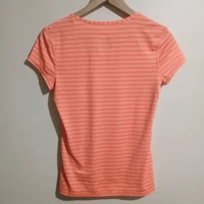 Polera rayada naranja para mujer - miniatura 2