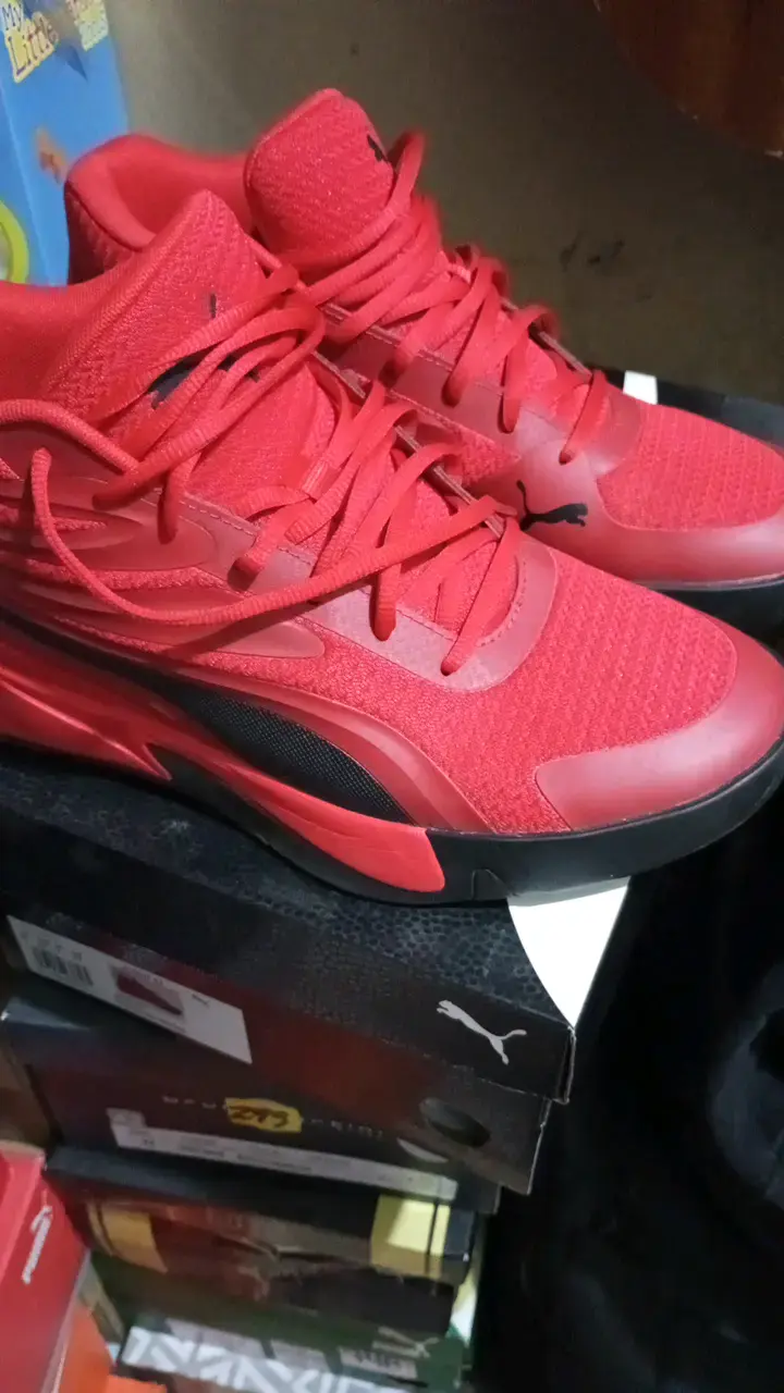 Zapatillas deportivas rojas Puma