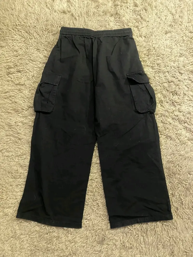 Pantalones cargo negros unisex - 3