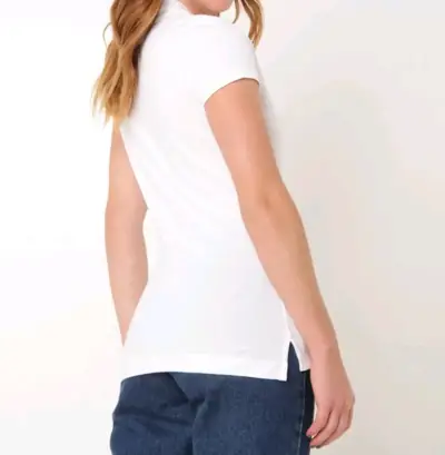 Polera Piqué Tommy Hilfiger Polo Slim Fit Mujer M - miniatura 2