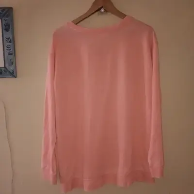 Polerón rosa con cordones decorativos - miniatura 2