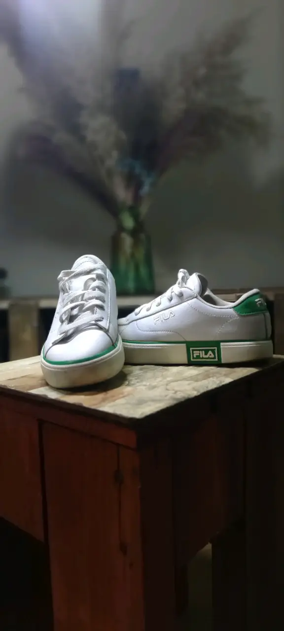Zapatillas deportivas Fila blancas y verdes - 2