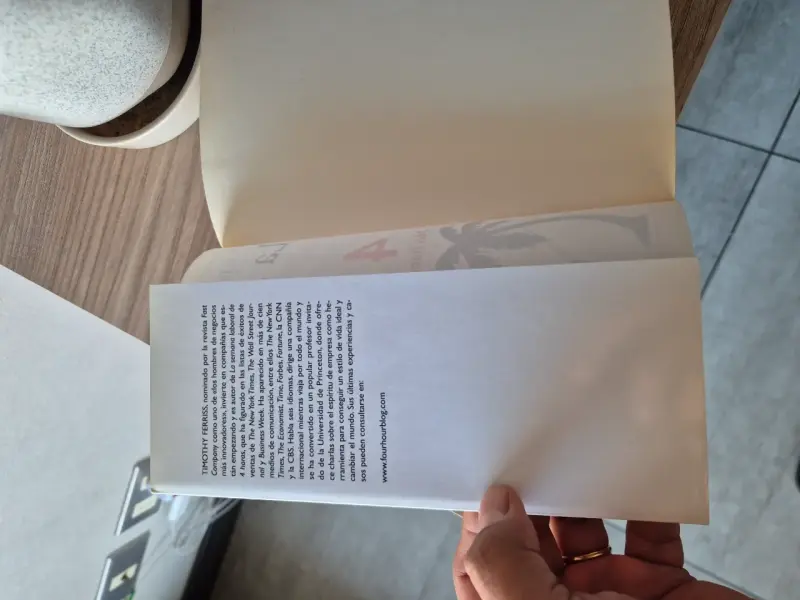 Libro 'La semana laboral de 4 horas' de Timothy Ferriss - 5