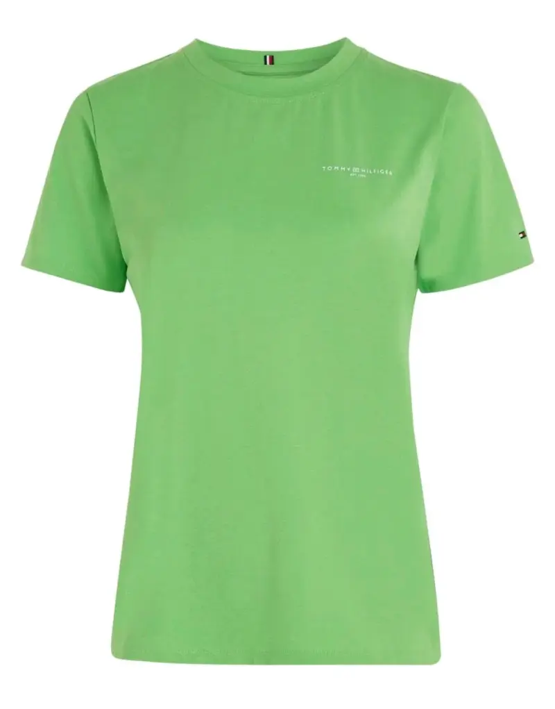 Polera Tommy Hilfiger Regular Fit Verde M - 1
