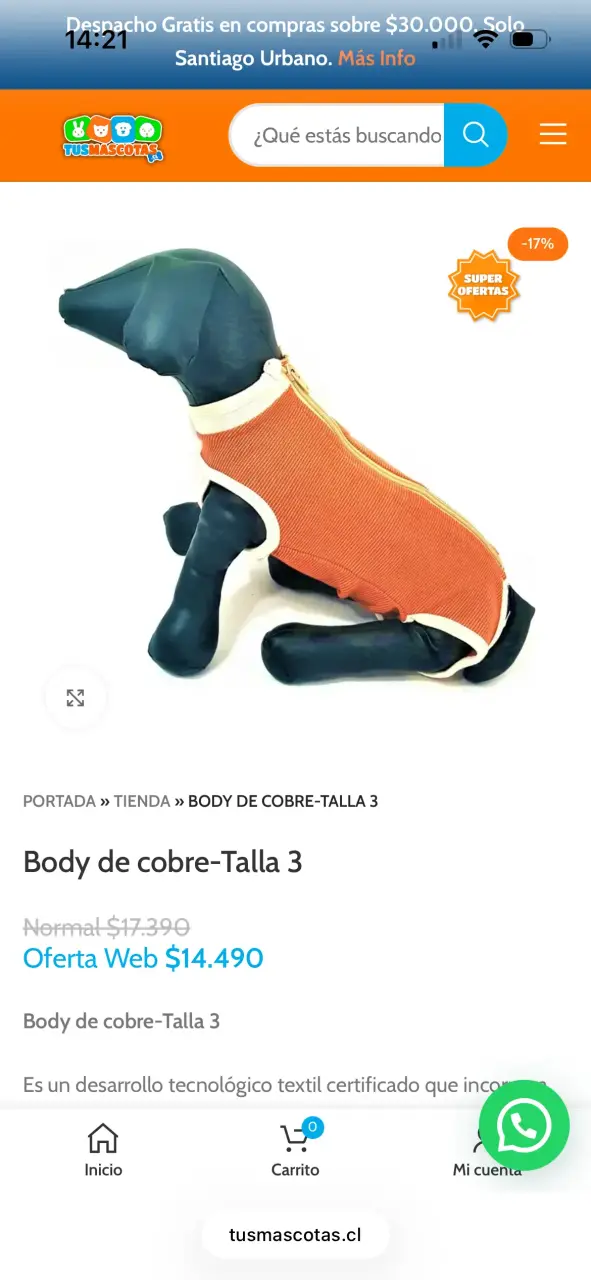 Bodies de Cobre Postoperatorios Talla 3 – Nuevos, - 4