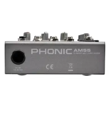 Mezclador de audio Phonic AM55 compacto - 3