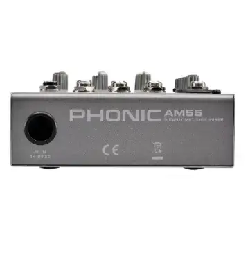 Mezclador de audio Phonic AM55 compacto - miniatura 3