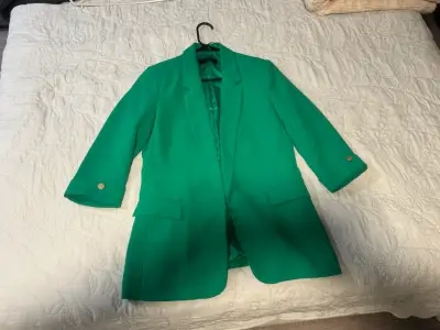 Blazer verde esmeralda para mujer - miniatura 1