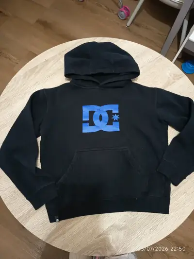 Polerón con capucha DC negro y azul de niño - miniatura 1