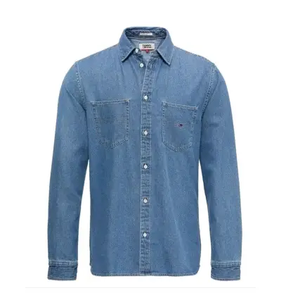 Camisa Denim Tommy Hilfiger Slim Fit  Broches S/M - miniatura 3