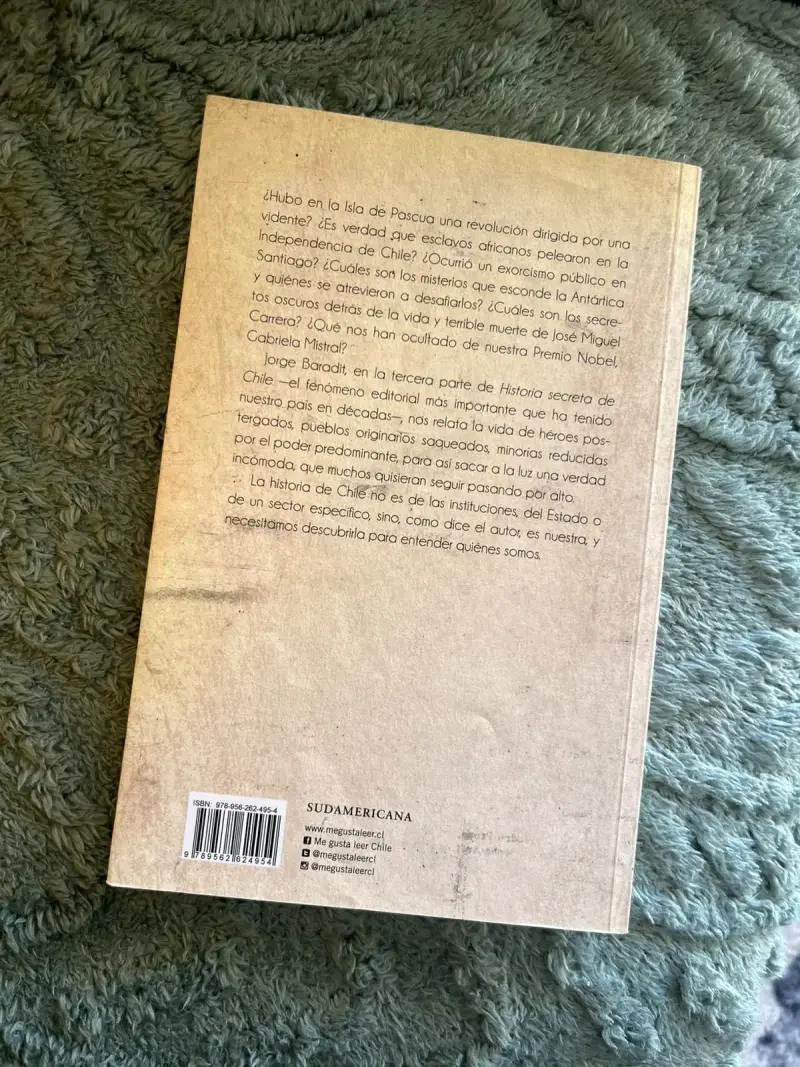 Libro 'Historia Secreta de Chile 3' Jorge Baradi - 2