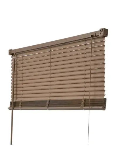 Persiana de PVC 180x180 cm color marron - miniatura 1