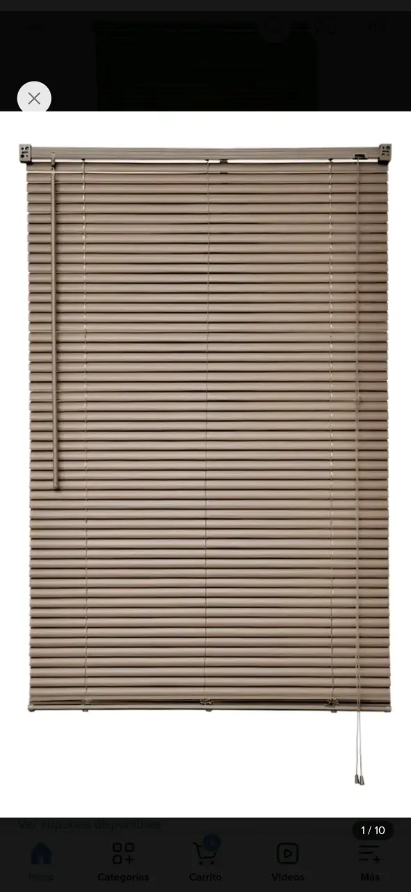 Persiana de PVC 180x180 cm color marron - 3