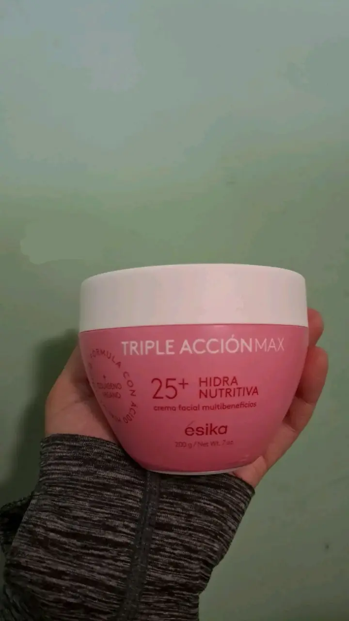 Crema facial Ésika Triple Acción Max 25+
